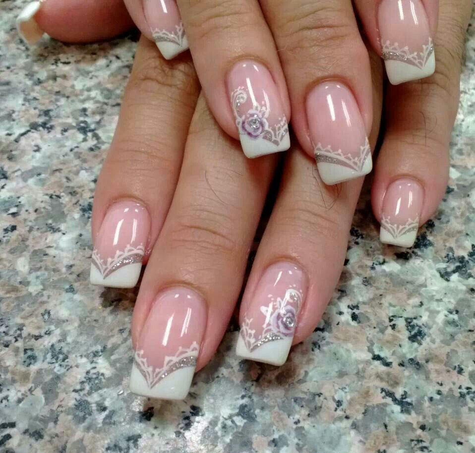 French Tip Wedding Nails
 French wedding nails nails french tip