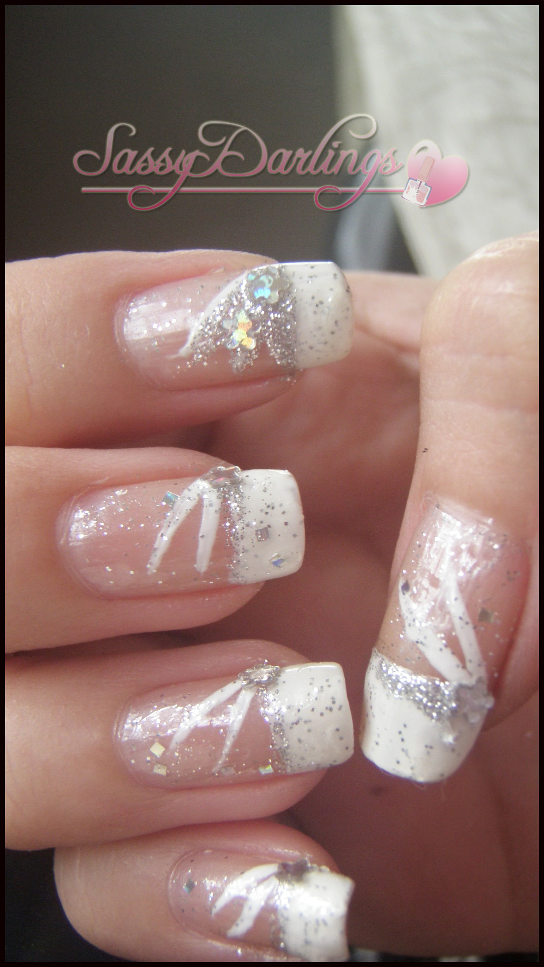 French Tip Wedding Nails
 Heavenly French tip for Wedding