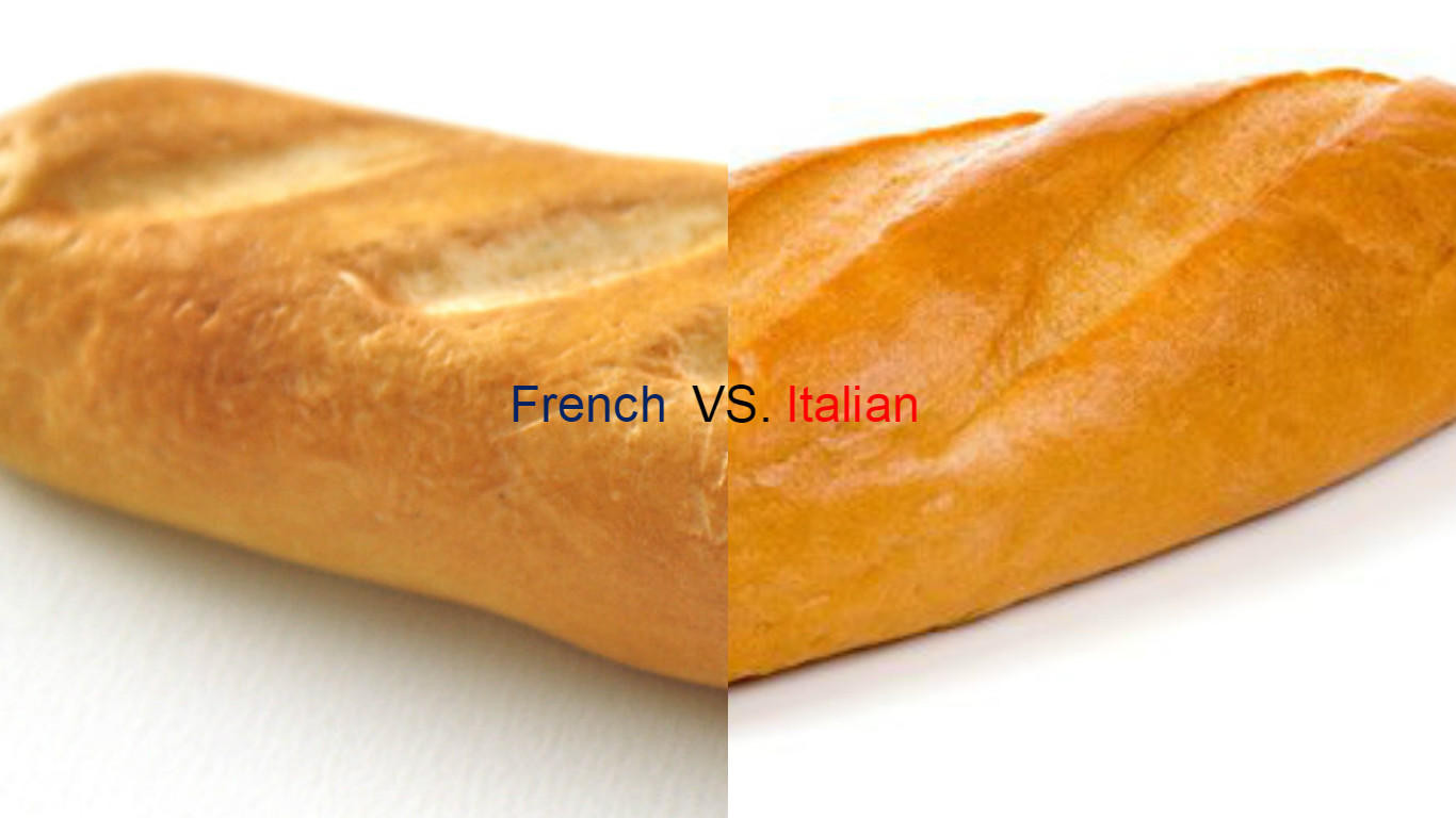 French Vs Italian Bread
 italian bread vs french bread