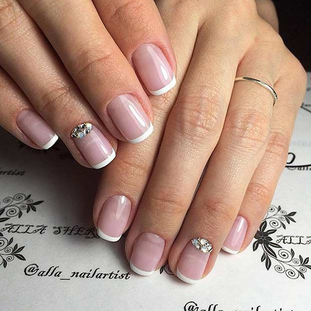 French Wedding Nails
 31 Elegant Wedding Nail Art Designs