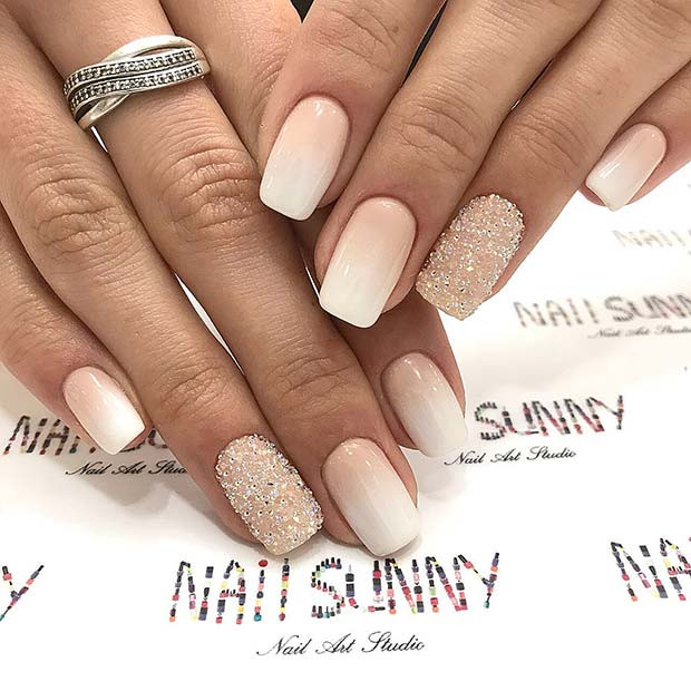 French Wedding Nails
 43 Pretty Wedding Nail Ideas for Brides to Be