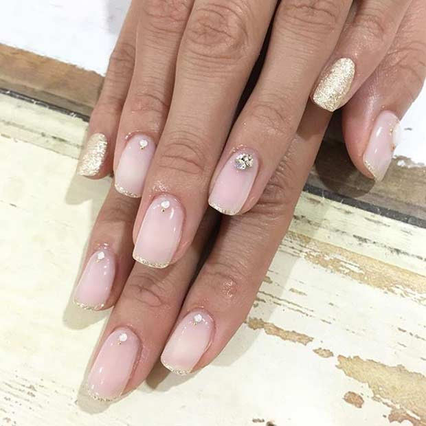 French Wedding Nails
 31 Elegant Wedding Nail Art Designs