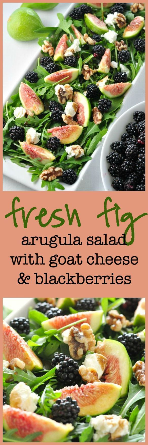 Fresh Fig Recipes Healthy
 Fresh Fig Arugula Salad with Blackberries