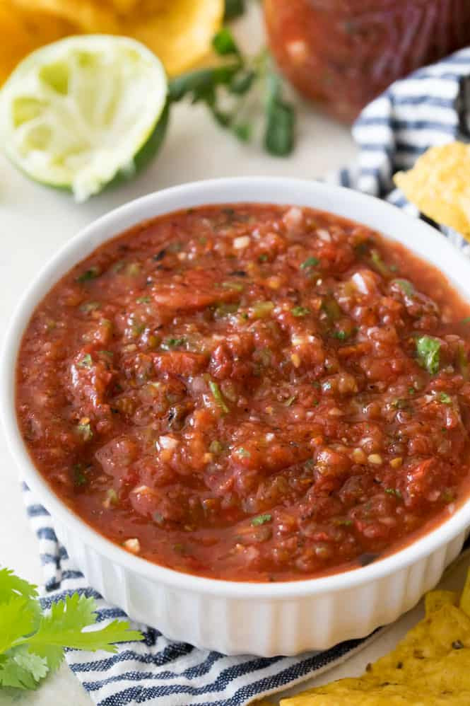 Fresh Garden Salsa Recipe
 Homemade Salsa Recipe Sugar Spun Run