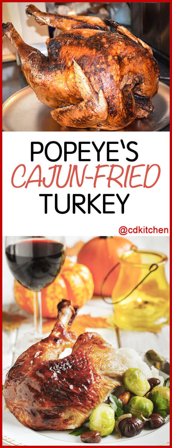 Fried Turkey For Thanksgiving
 Copycat Popeye s Cajun Fried Turkey Recipe