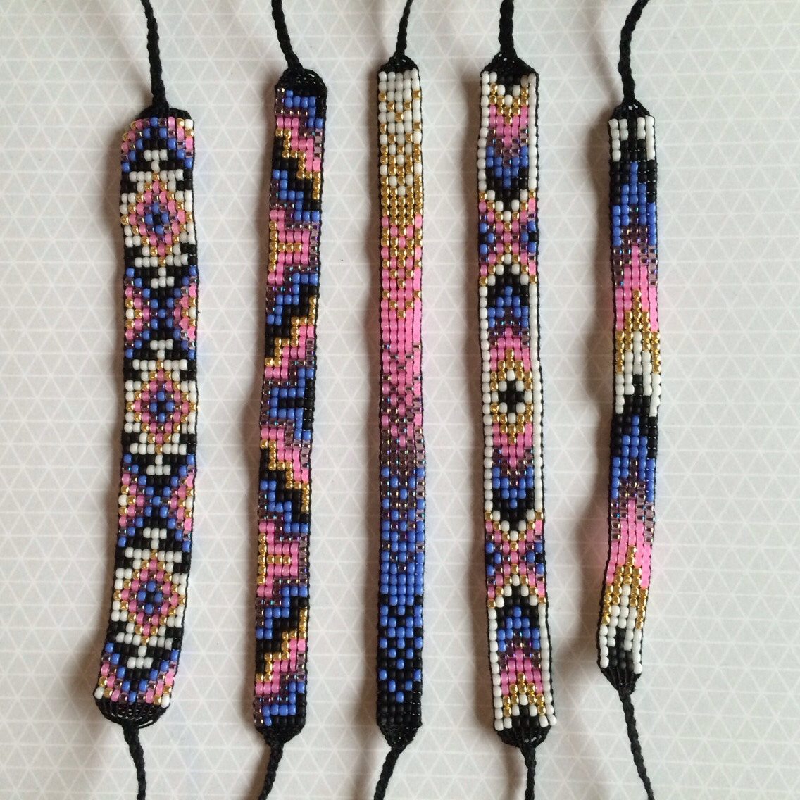 Friendship Bracelets With Beads
 Bead Loom Friendship Bracelet by MichikoJewelry on Etsy