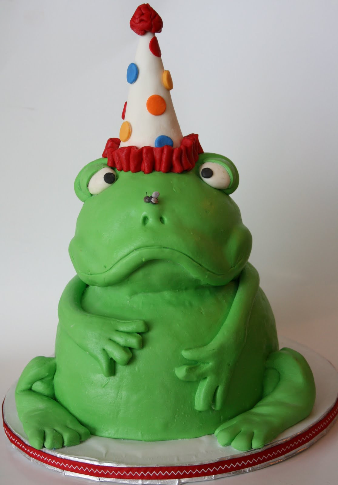 Frog Birthday Cake
 And Everything Sweet Frog Cake
