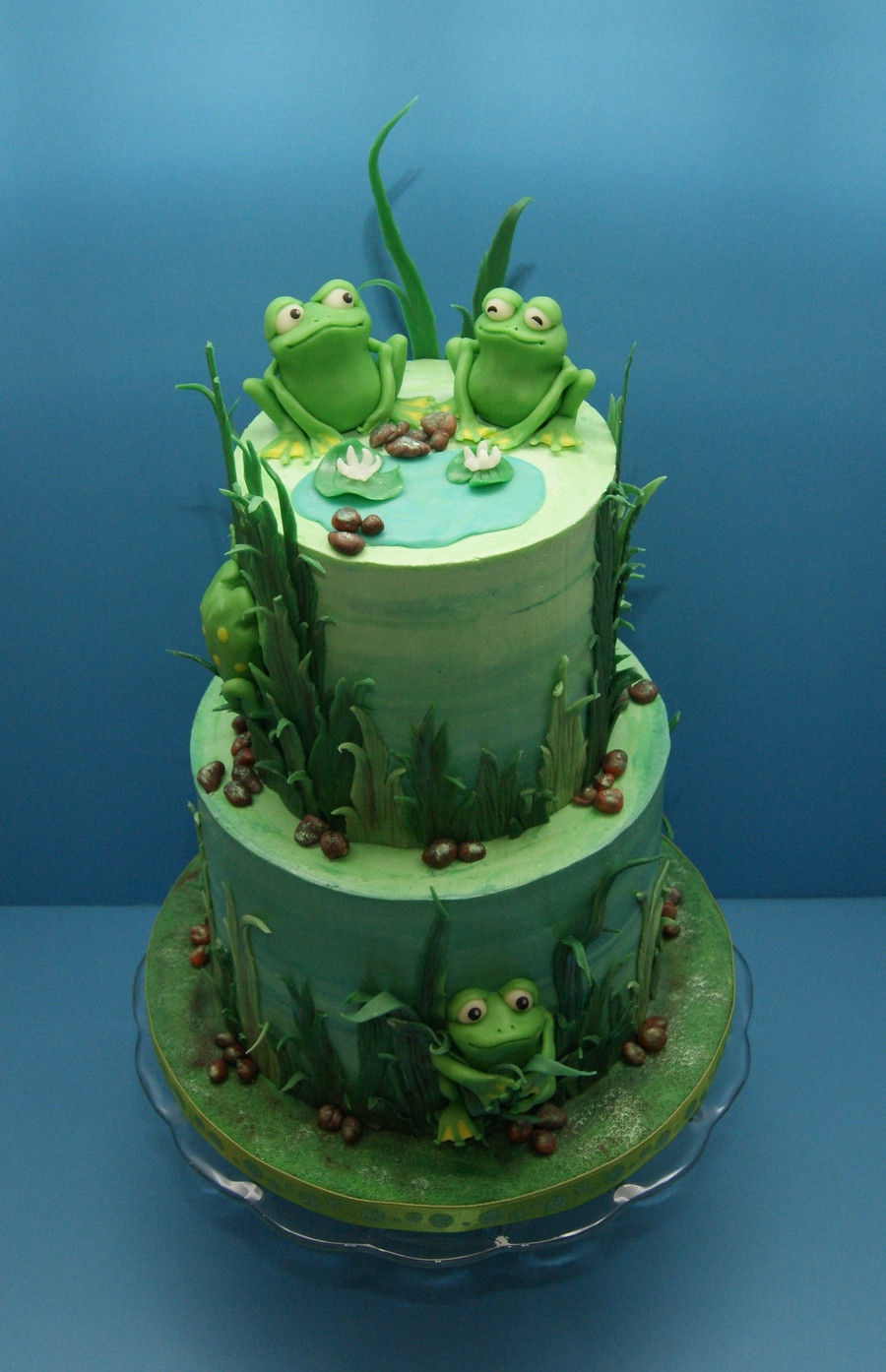 Frog Birthday Cake
 My Froggy Birthday Cake CakeCentral