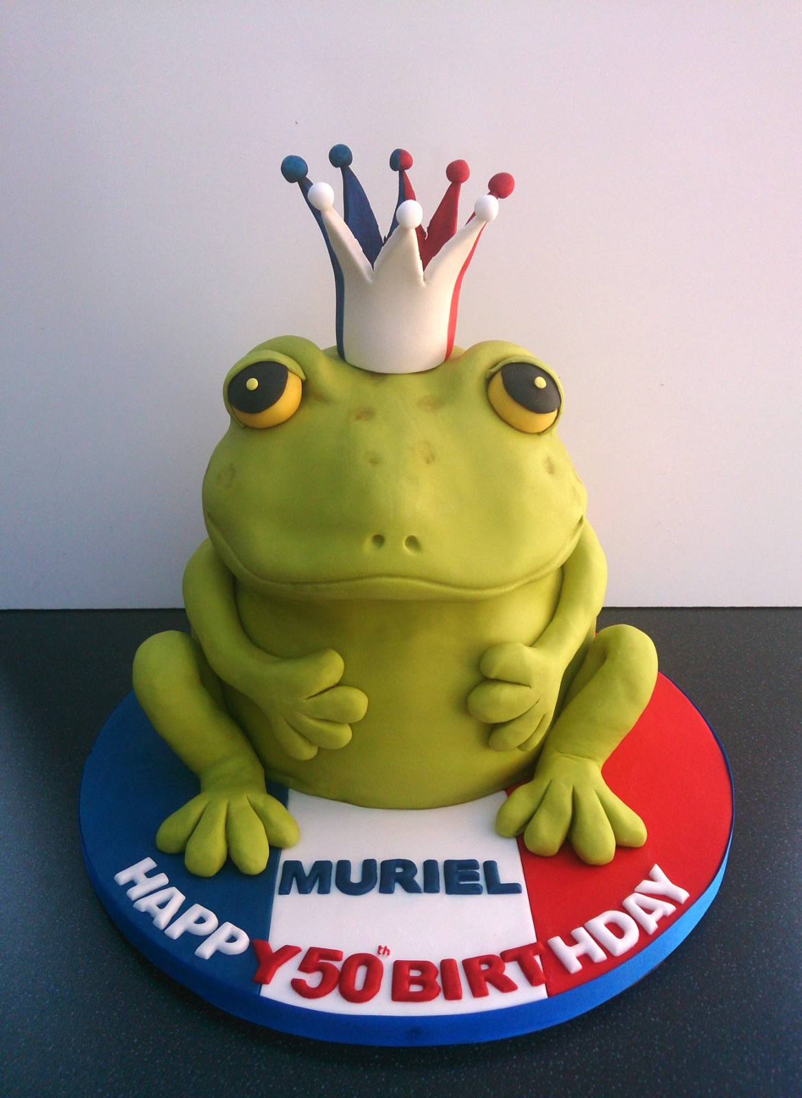Frog Birthday Cake
 French Frog Novelty Birthday Cake Susie s Cakes