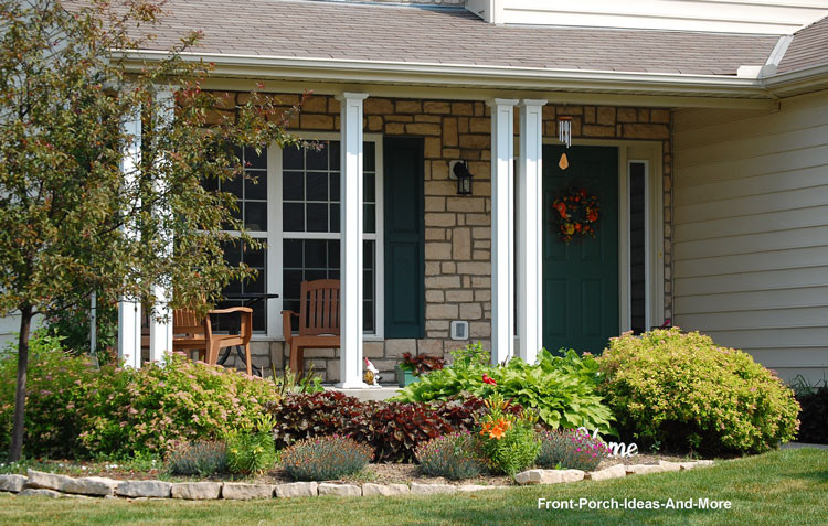 Front Porch Landscape Design
 Lewis Center Ohio Front Yard Landscaping