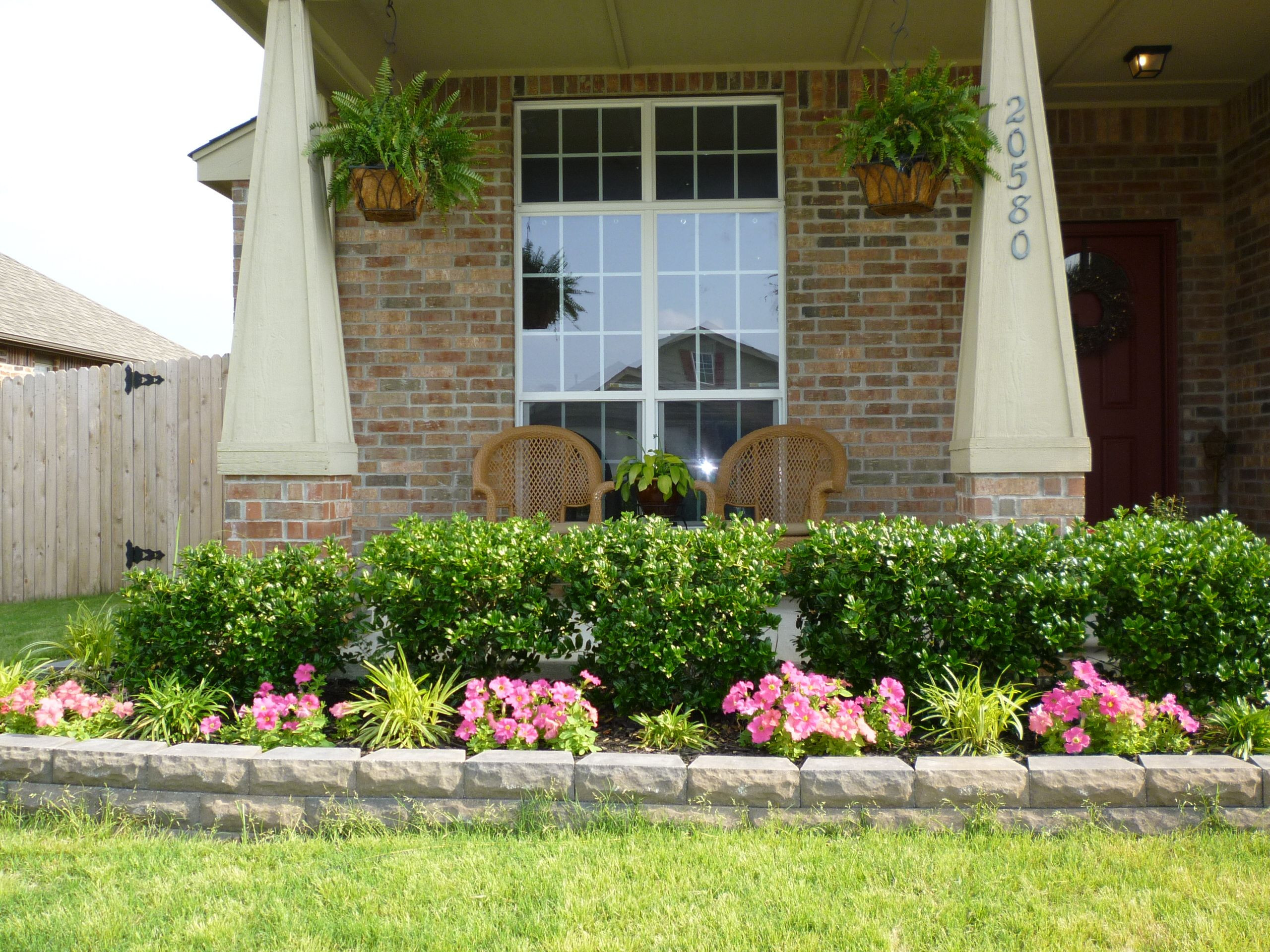 Front Porch Landscape Design
 Landscape Design Around Farmhouse Front Porch