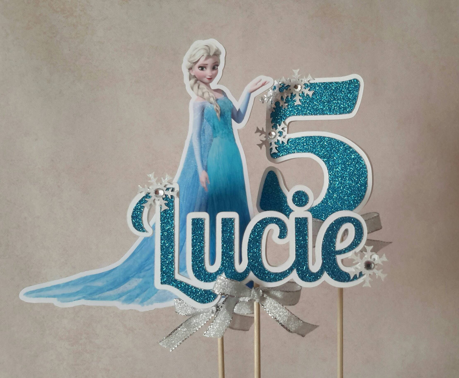 Frozen Birthday Cake Topper
 Frozen Cake Topper Customized Frozen Inspired Decoration