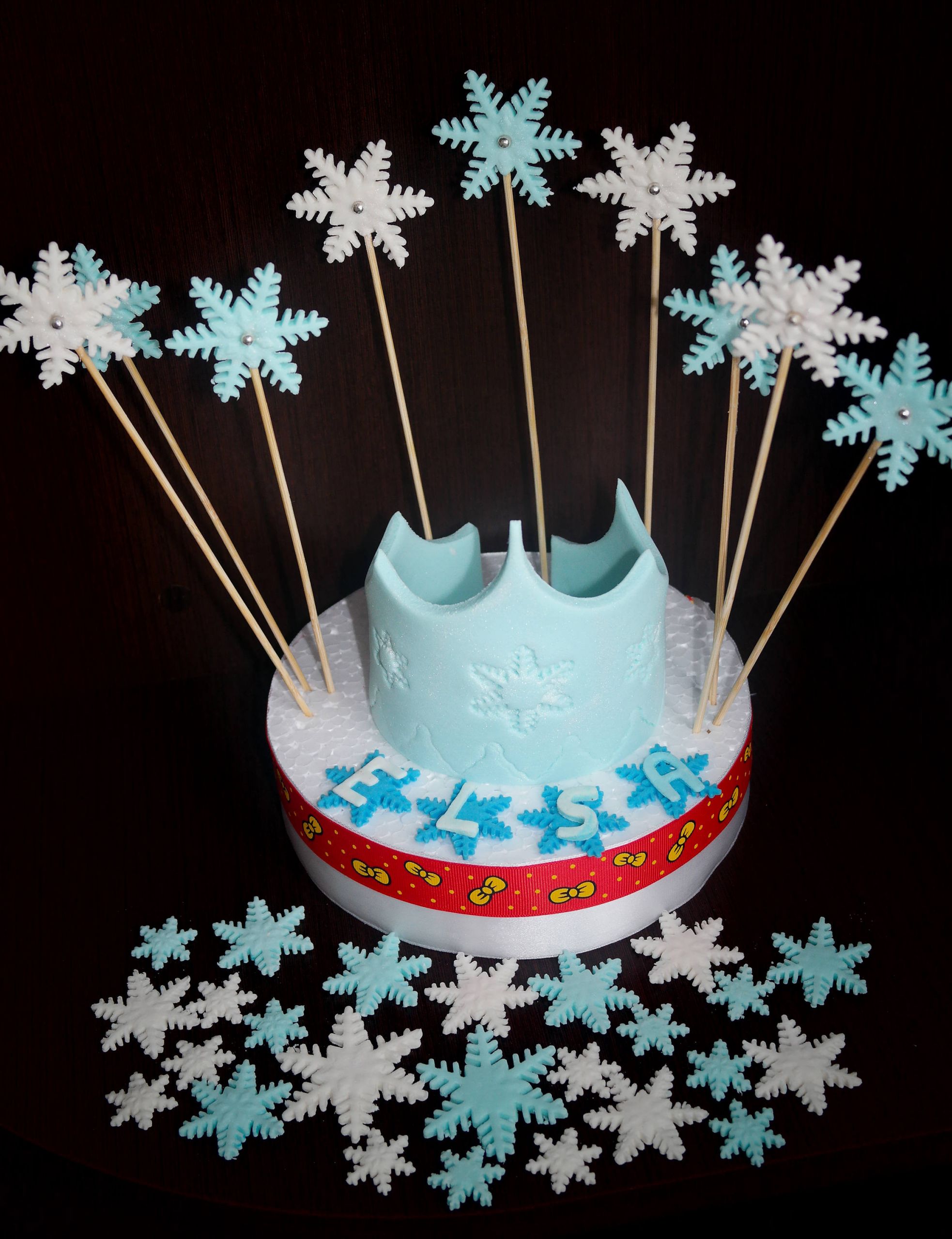 Frozen Birthday Cake Topper
 Frozen cake topper edible 3D birthday decorations with