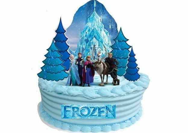 Frozen Birthday Cake Topper
 EDIBLE DISNEY FROZEN Castle WAFER STANDUP Birthday Party