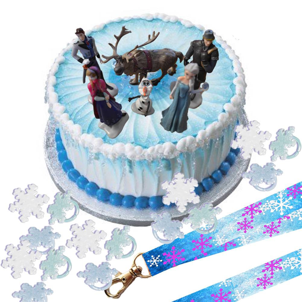 Frozen Birthday Cake Topper
 Disney Frozen Cake Topper Set & Cupcake Rings & Party