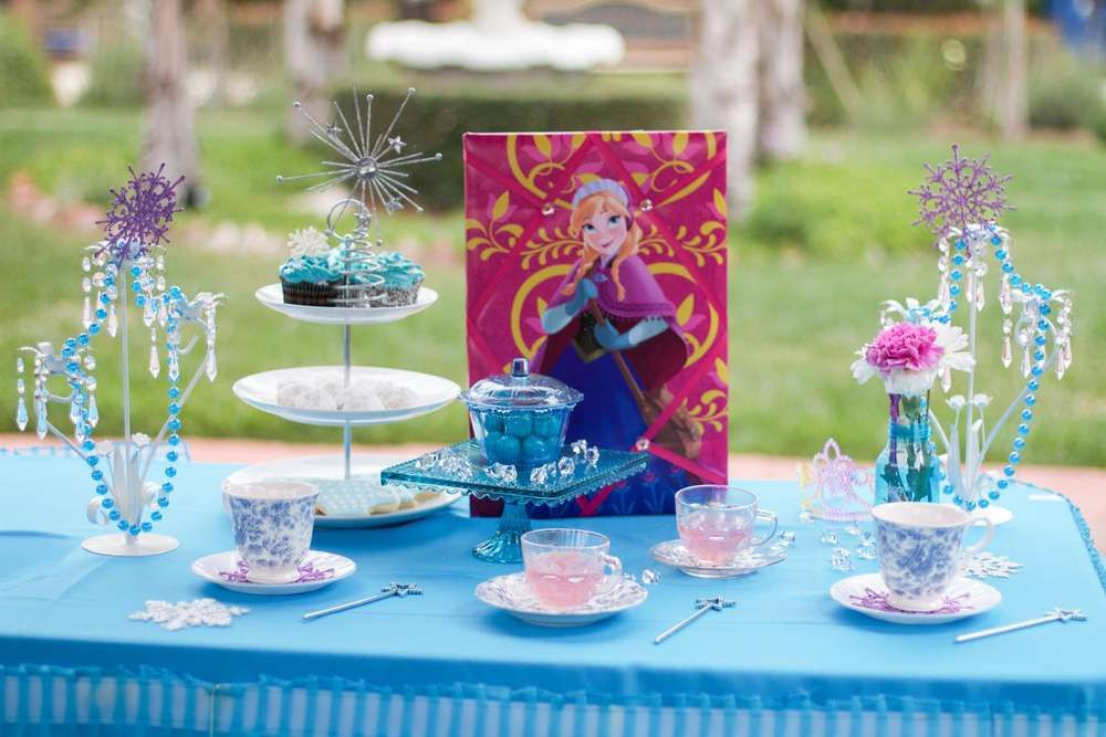 Frozen Tea Party Ideas
 Frozen Disney Tea Party Party Ideas