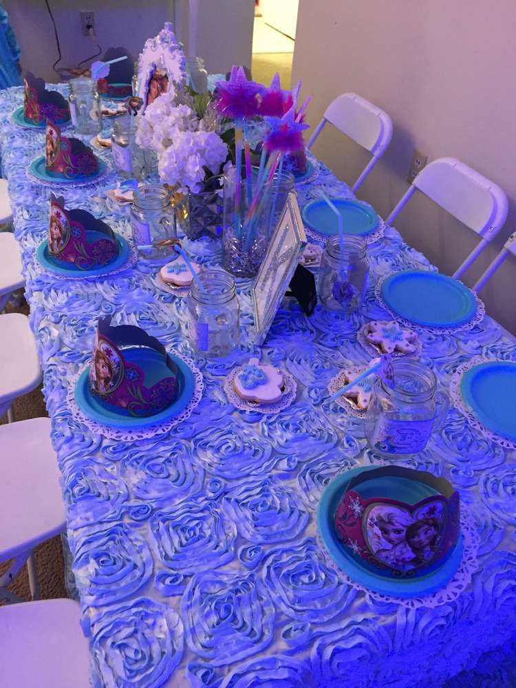 Frozen Tea Party Ideas
 winter wonderland Birthday Party Ideas