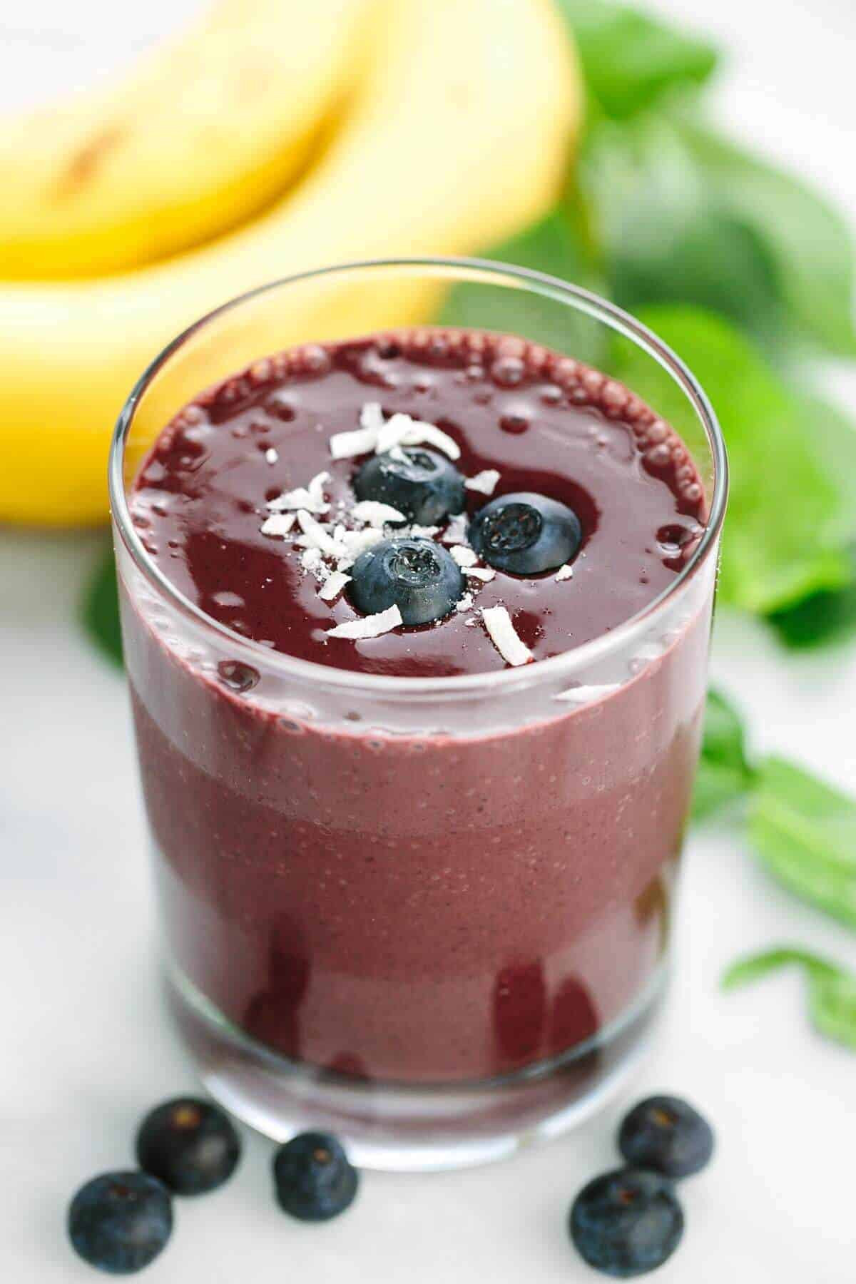 Fruit Smoothie Recipes With Yogurt
 5 Minute Healthy Blueberry Yogurt Smoothie Recipe