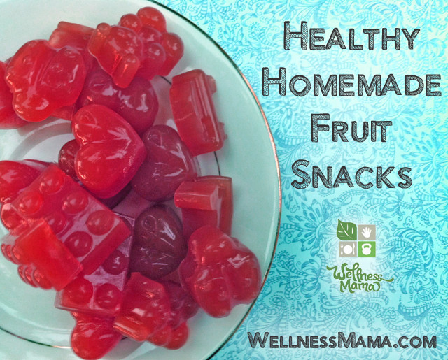 Fruit Snacks Recipe
 Homemade Gummy Fruit Snacks