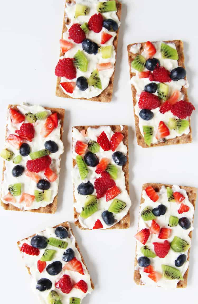 Fruit Snacks Recipe
 Fruit Pizza Crackers Homemade Ginger