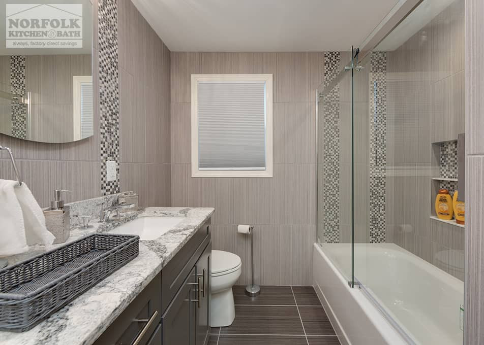 Full Bathroom Remodel
 Full Bathroom Remodels With Custom Tile Norfolk Kitchen