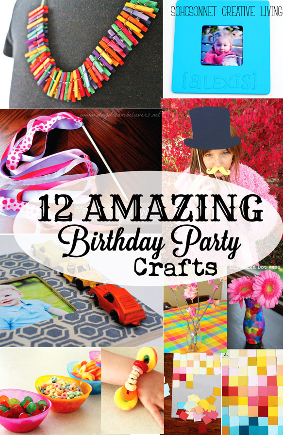 Fun Activities For Kids Birthday Party
 12 Birthday Party Craft Activities for Kids SohoSonnet