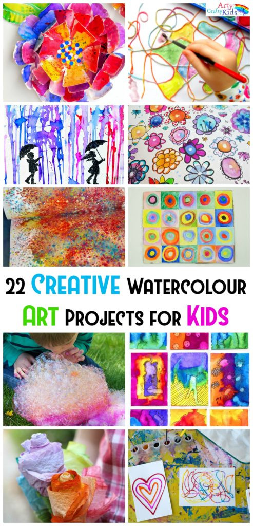 Fun Art Projects For Kids
 Creative Watercolor Art Projects for Kids
