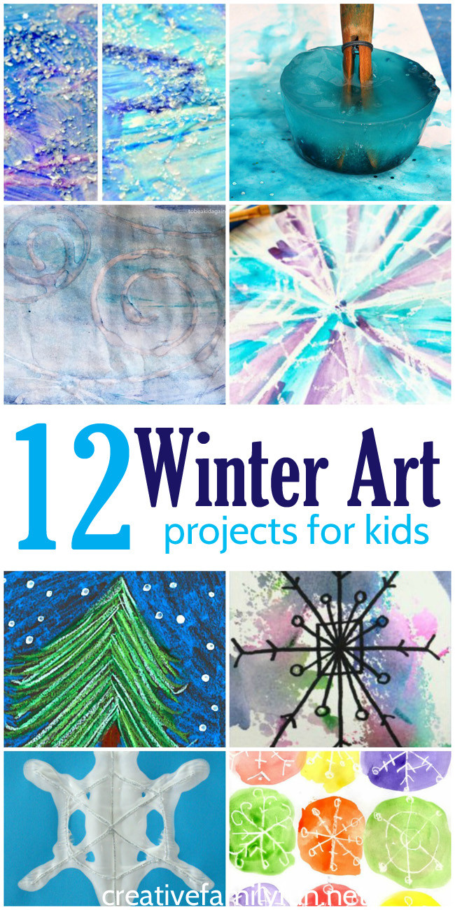 Fun Art Projects For Kids
 Creative Family Fun 12 of the Best Winter Art Projects