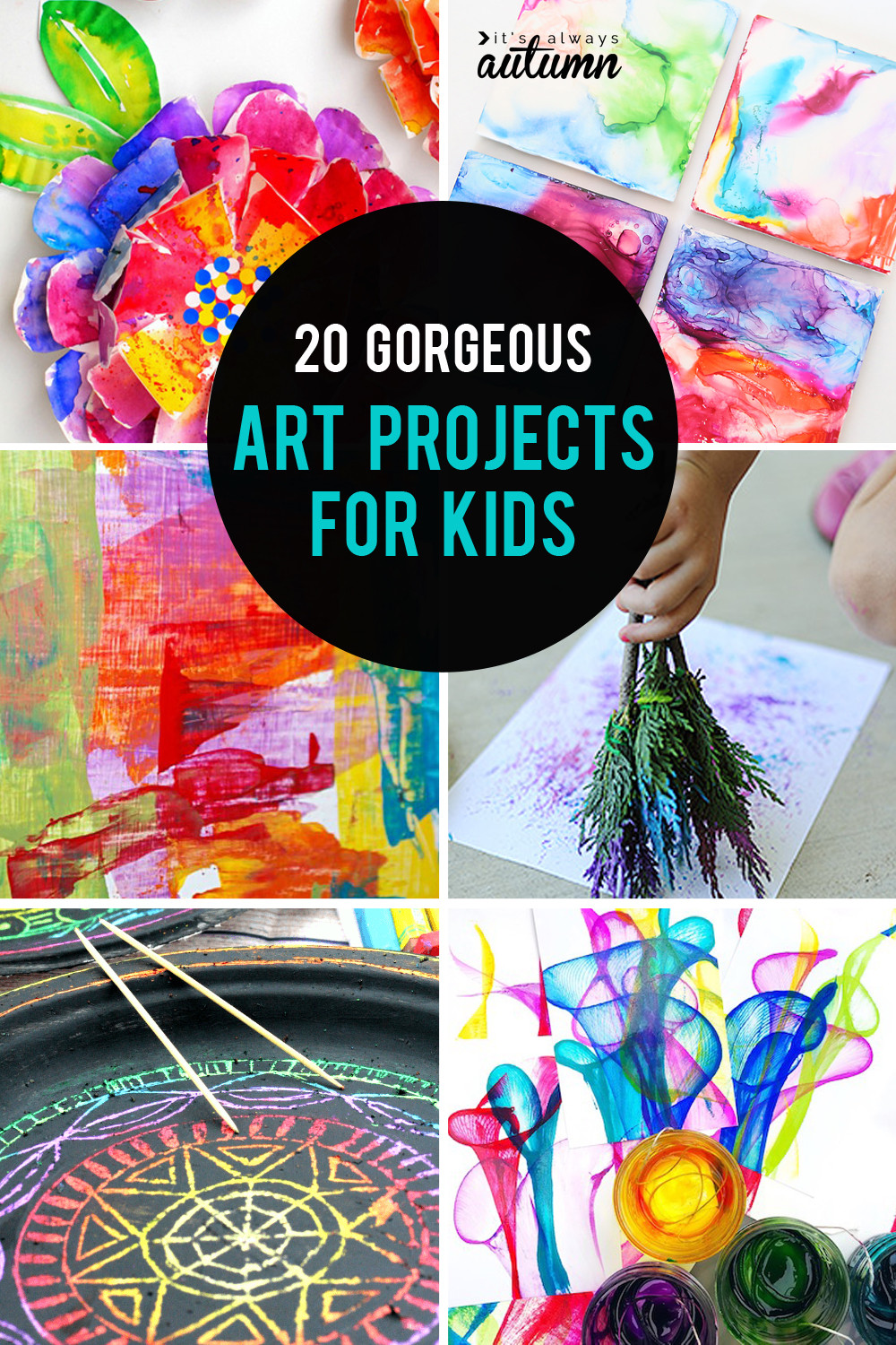 Fun Art Projects For Kids
 20 easy art projects for kids that turn out AMAZING It