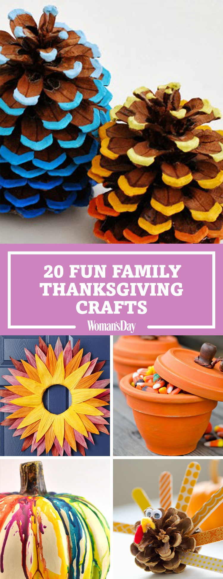 Fun Craft Ideas For Adults
 29 Fun Thanksgiving Crafts for Kids Easy DIY Ideas to