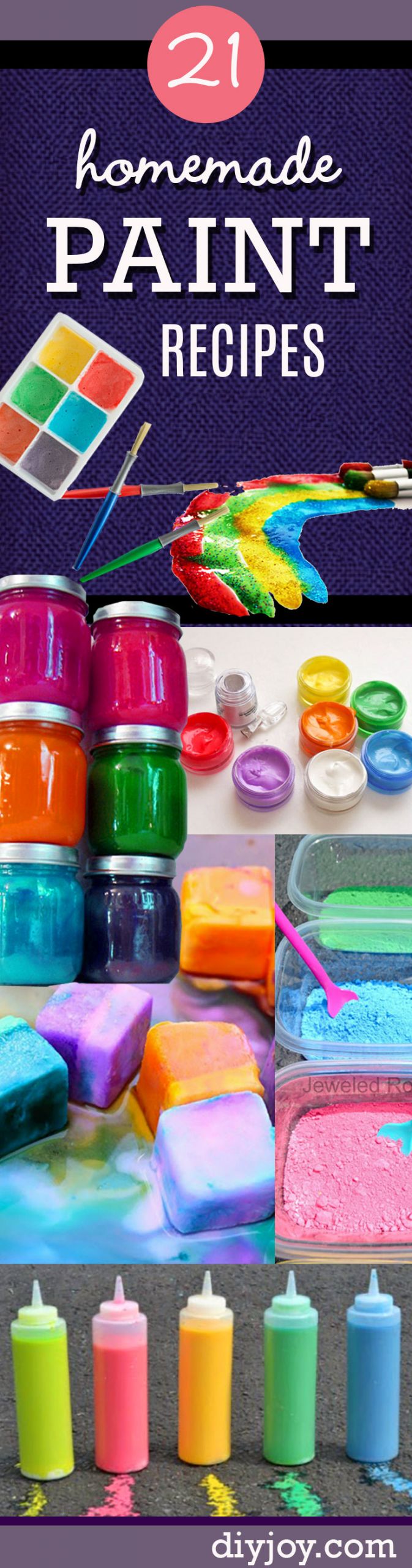 Fun DIYs For Kids
 21 Easy DIY Paint Recipes Your Kids Will Go Crazy For