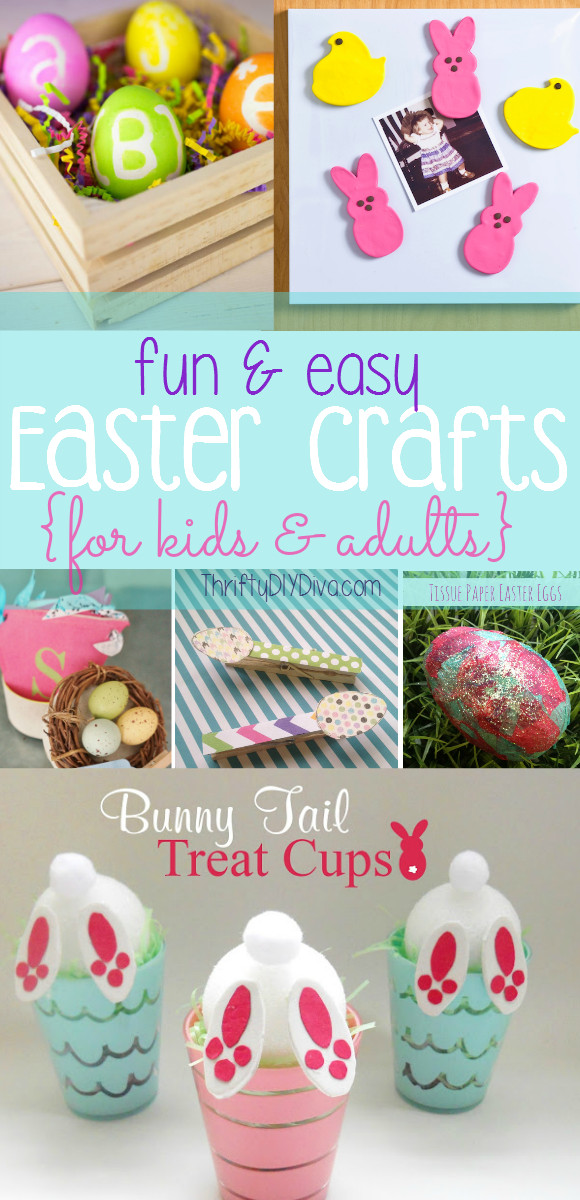 Fun Easy Crafts For Adults
 Easy Easter Crafts for Kids and Adults