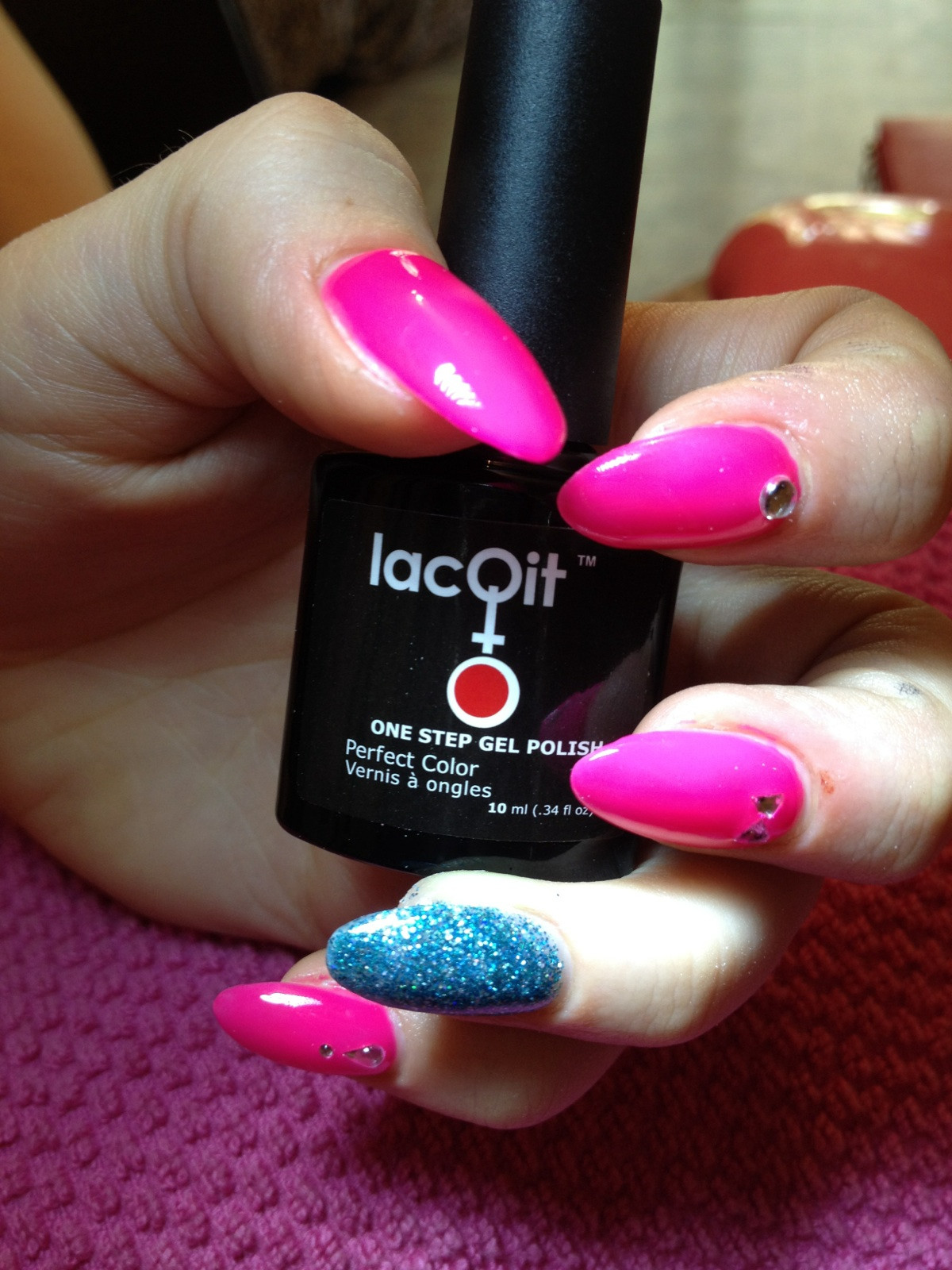 Fun Summer Nail Colors
 LacQit one step gel polish nail art gel nails at home