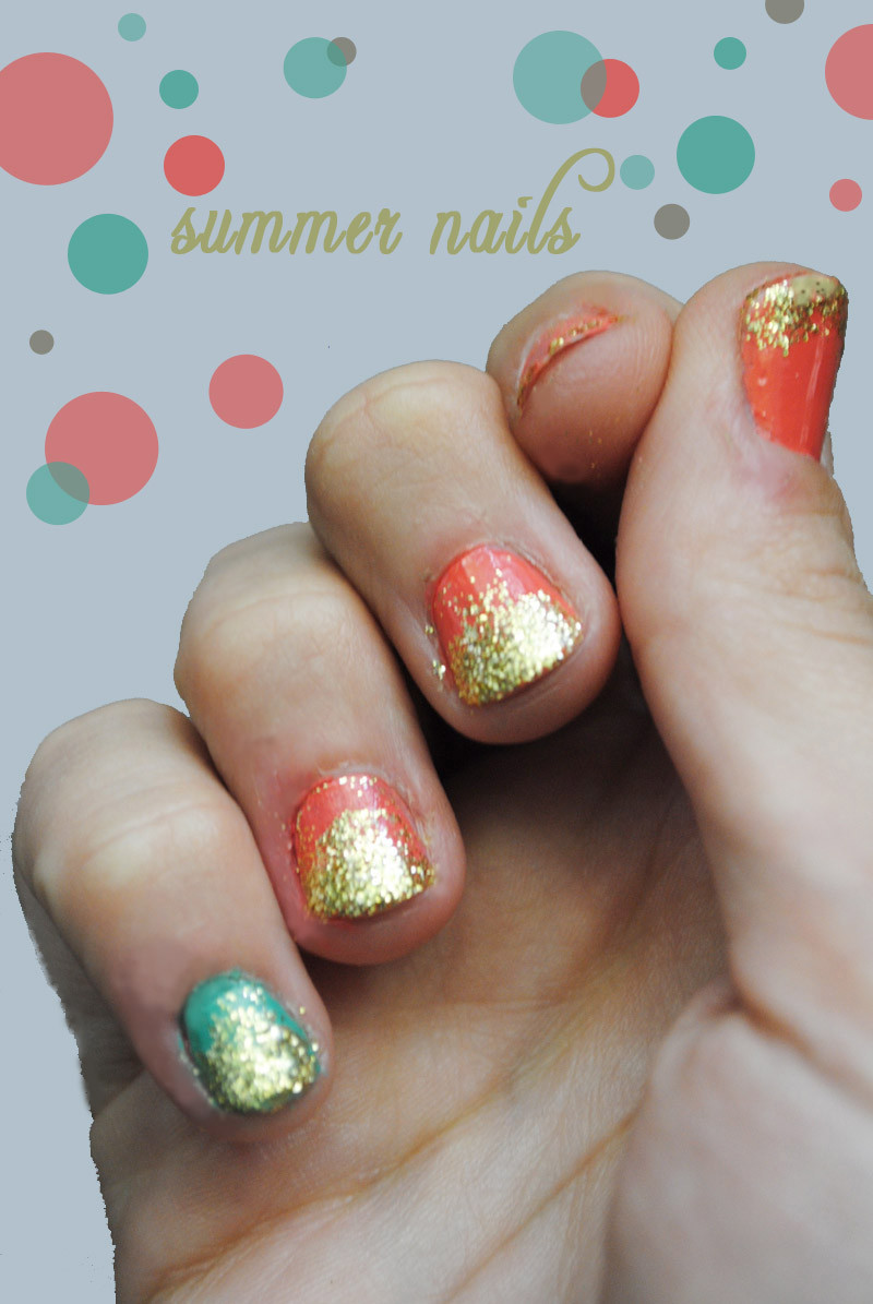 Fun Summer Nail Colors
 Heart and Craft summer fun summer nails