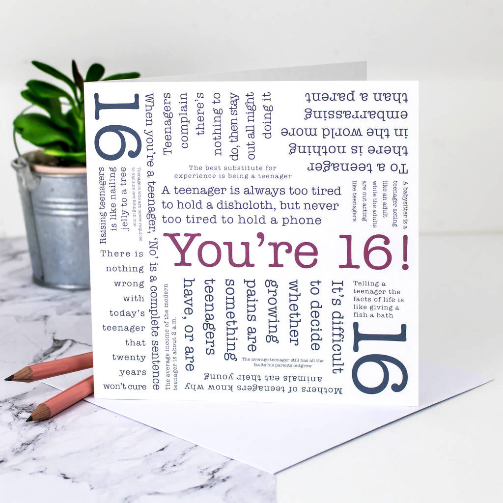 The Best Ideas for Funny 16th Birthday Cards - Home, Family, Style and ...