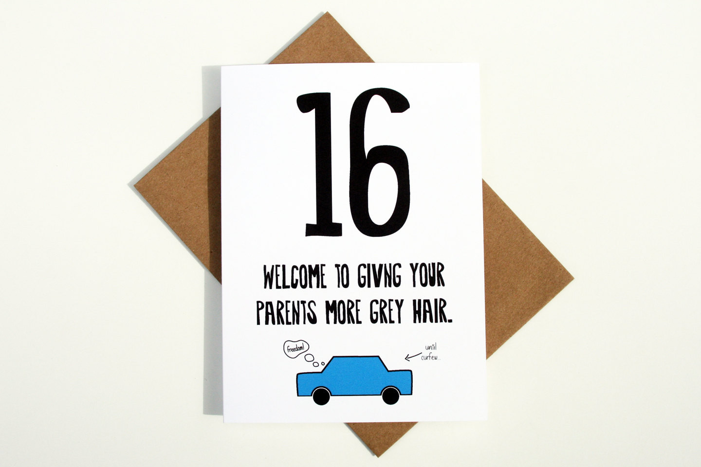 Funny 16th Birthday Cards
 Funny 16th Birthday Card 16th Birthday Card by