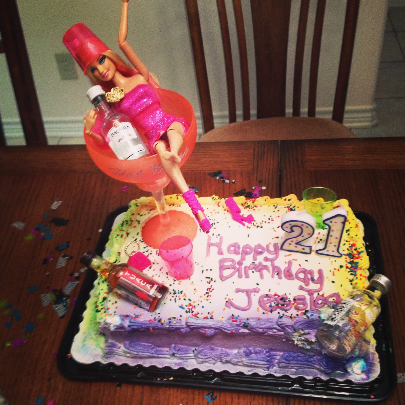 Funny 21 Birthday Cakes
 Top 62 21st Birthday Cakes Barbie