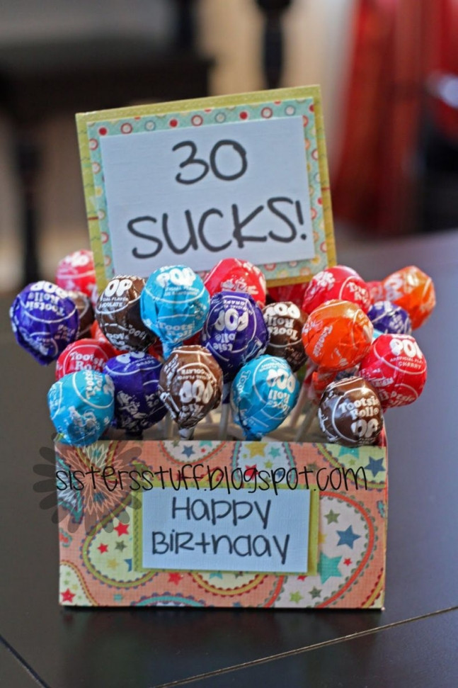 Funny 30th Birthday Gift Ideas
 Birthday Gift Ideas iCraftGifts Blog