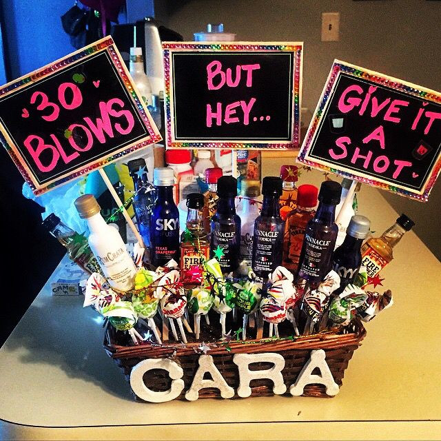 Funny 30th Birthday Gift Ideas
 30 blows but hey give it a shot I decided to crafty