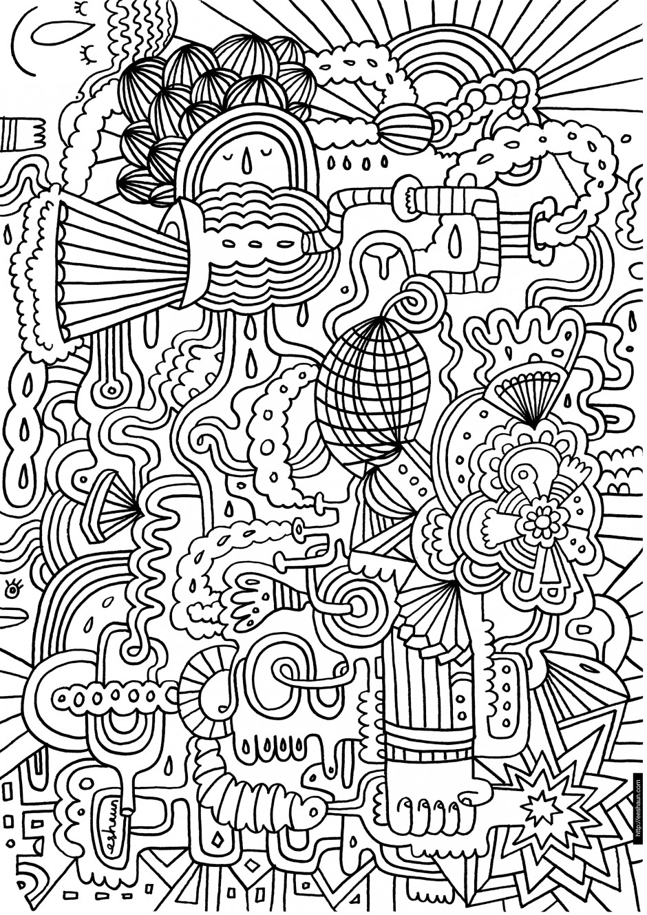 Funny Adult Coloring Pages
 Coloring Pages Difficult but Fun Coloring Pages Free and