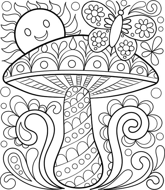 Funny Adult Coloring Pages
 Free Adult Coloring Pages Detailed Printable Coloring