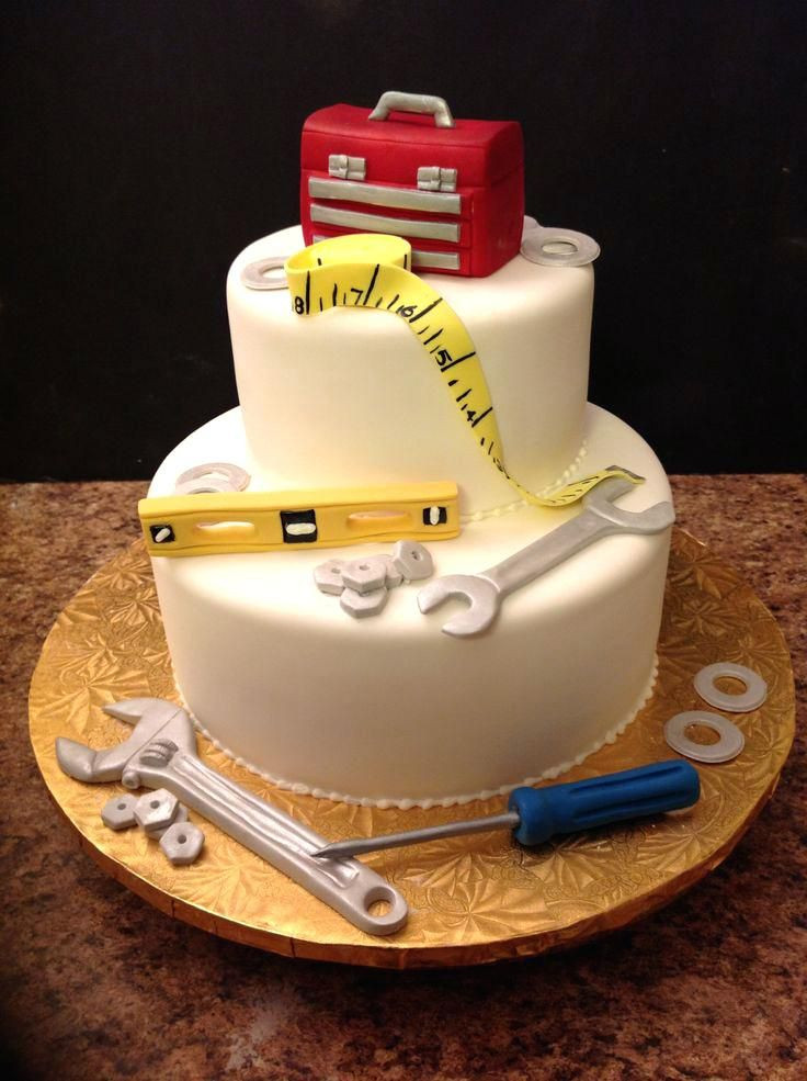 Funny Birthday Cakes For Men
 22 best Woodworking cakes images on Pinterest