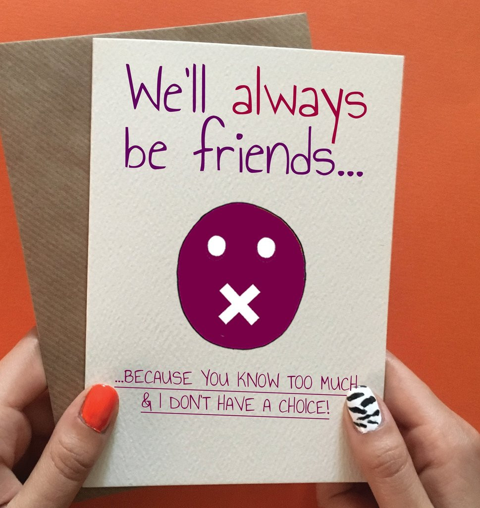 Funny Birthday Cards For Best Friend
 Funny best friend birthday card – Cheeky Zebra