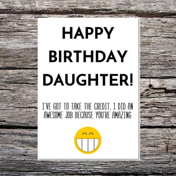 Funny Birthday Cards For Daughter
 daughter birthday card funny birthday card funny happy