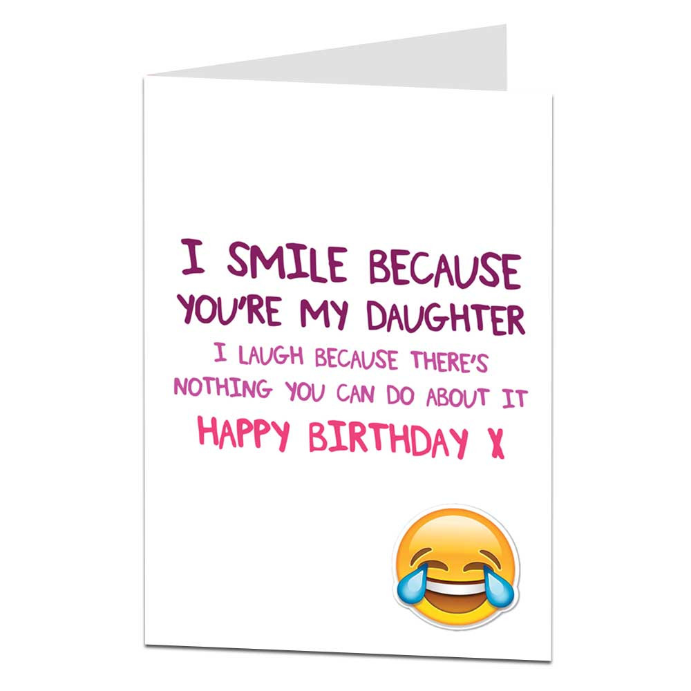 Funny Birthday Cards For Daughter
 Funny Happy Birthday Card For Daughter Daughter s 21st