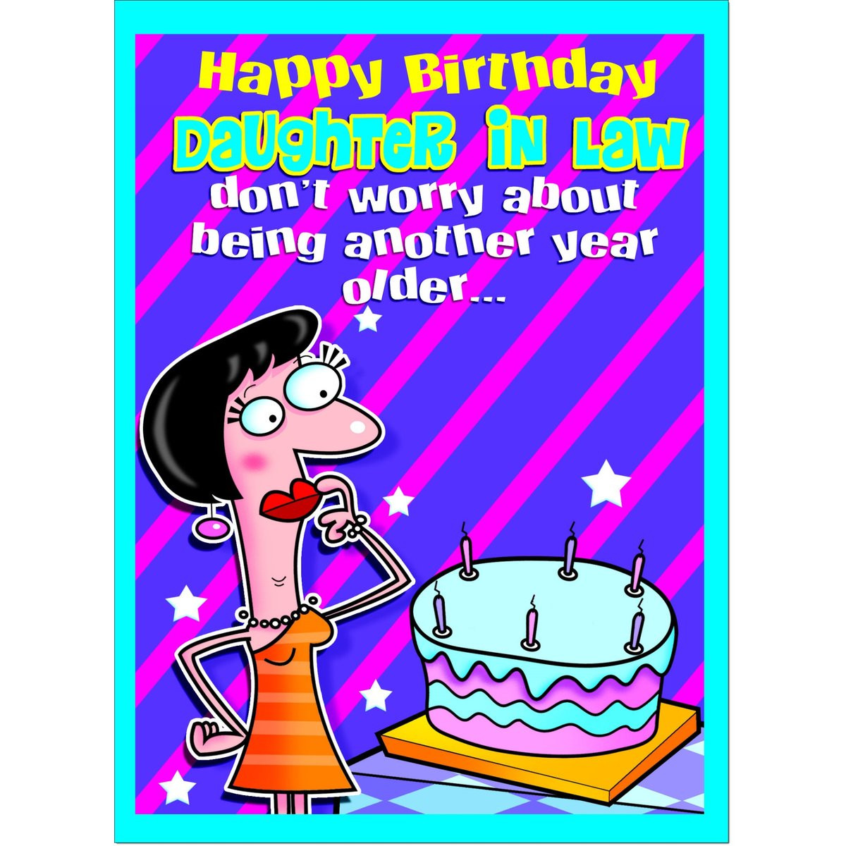 Funny Birthday Cards For Daughter
 Doodlecards Funny Daughter in Law Birthday Card Medium