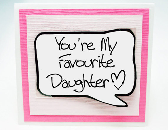 Funny Birthday Cards For Daughter
 Daughter Card Funny Birthday Card for Daughter by