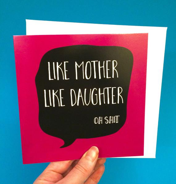 Funny Birthday Cards For Mom From Daughter
 Funny mothers day card funny birthday card for by