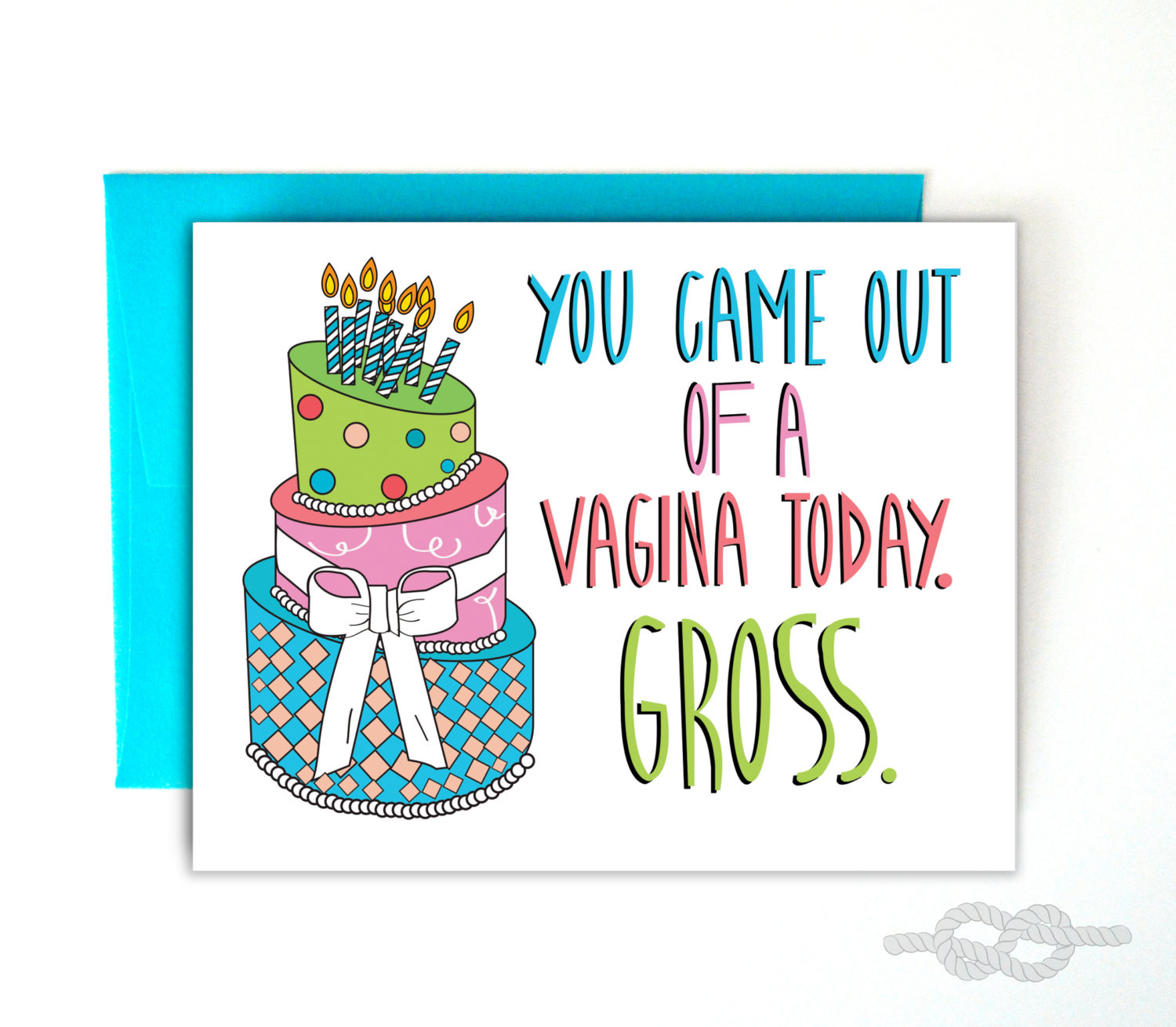 Funny Birthday Greeting Cards
 Funny Birthday Card Funny Greeting Card Vagina Birthday