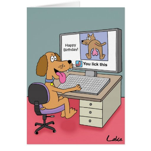 Funny Birthday Greetings For Facebook
 Like this funny dog Birthday card